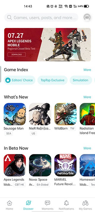 taptap国际版官方正版下载安装